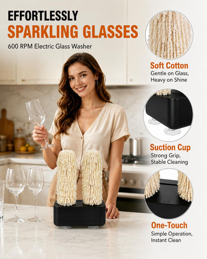Wine Glass Cleaner Polisher Washer Machine