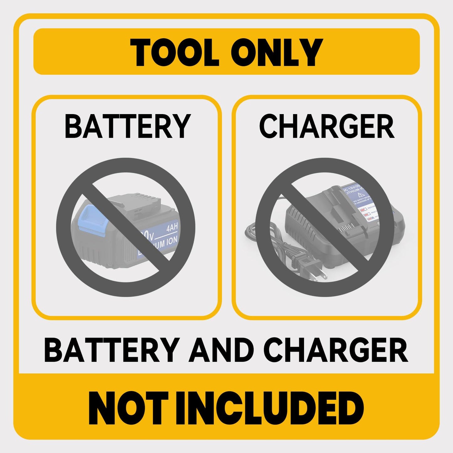Cleaning Tool Compatible with DeWalt 20V Battery, 2.2LBS, with 16.4ft Hose & 6-in-1 Nozzle + Attachment for Car, Patio, Fence (Battery not Included, Tool Only)