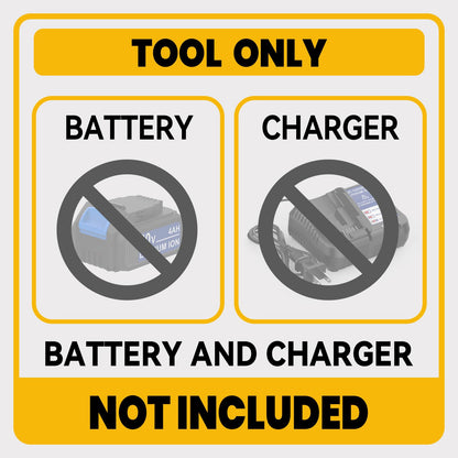 Cleaning Tool Compatible with DeWalt 20V Battery, 2.2LBS, with 16.4ft Hose & 6-in-1 Nozzle + Attachment for Car, Patio, Fence (Battery not Included, Tool Only)
